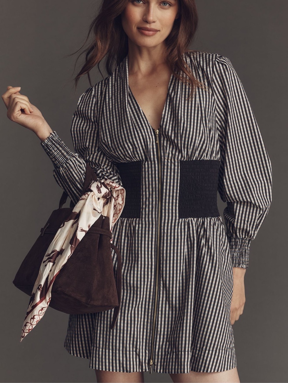 Anthropologie Maeve Tommie Mini Shirtdress